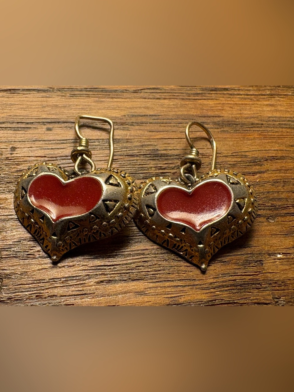 Laurel Burch Heart Earrings